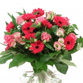 Roze Bloemen Boeket